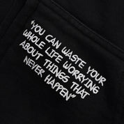 Butter Goods Patches Zip-Thru Hood - Washed Black