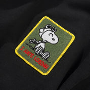Butter Goods Patches Zip-Thru Hood - Washed Black