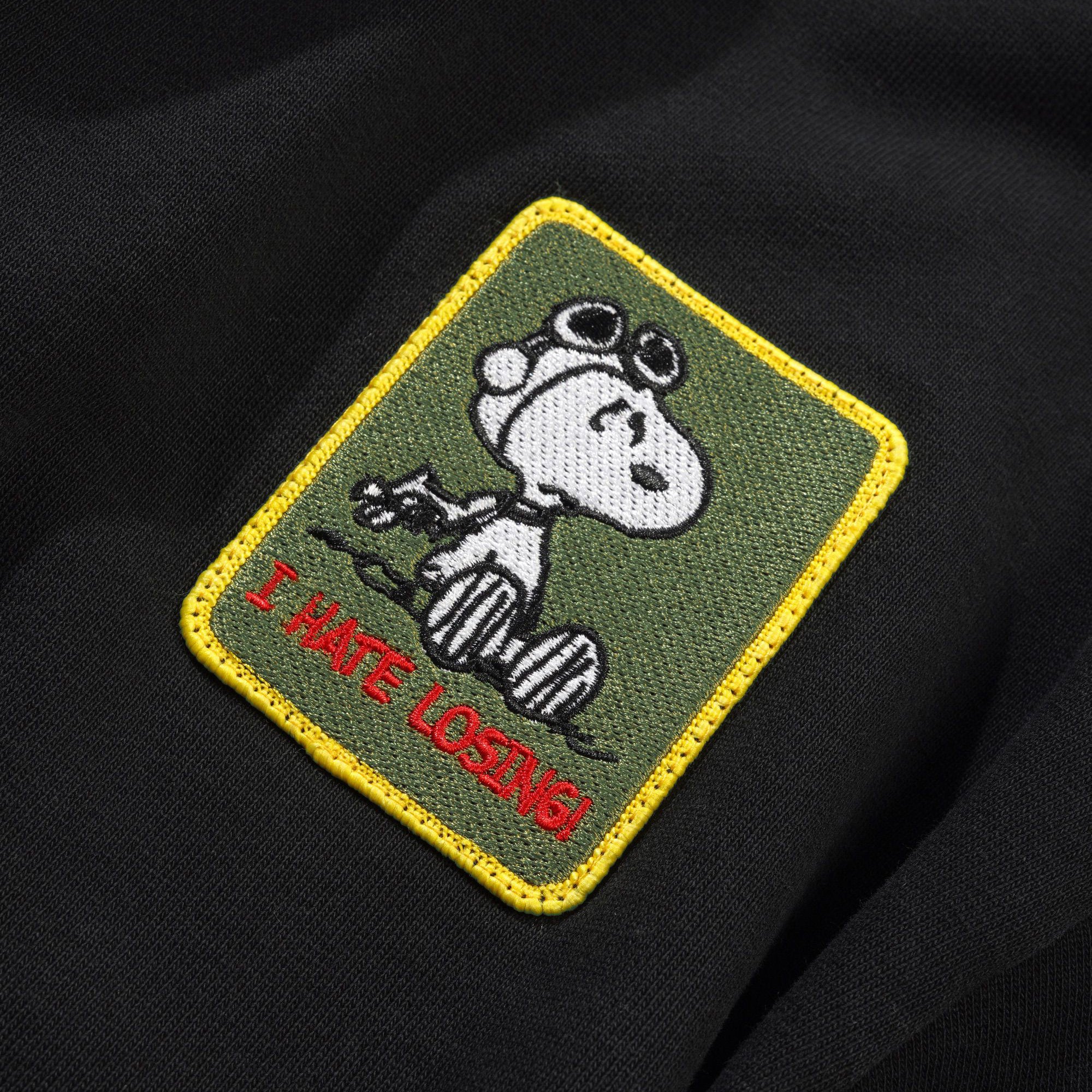 Butter Goods Patches Zip-Thru Hood - Washed Black