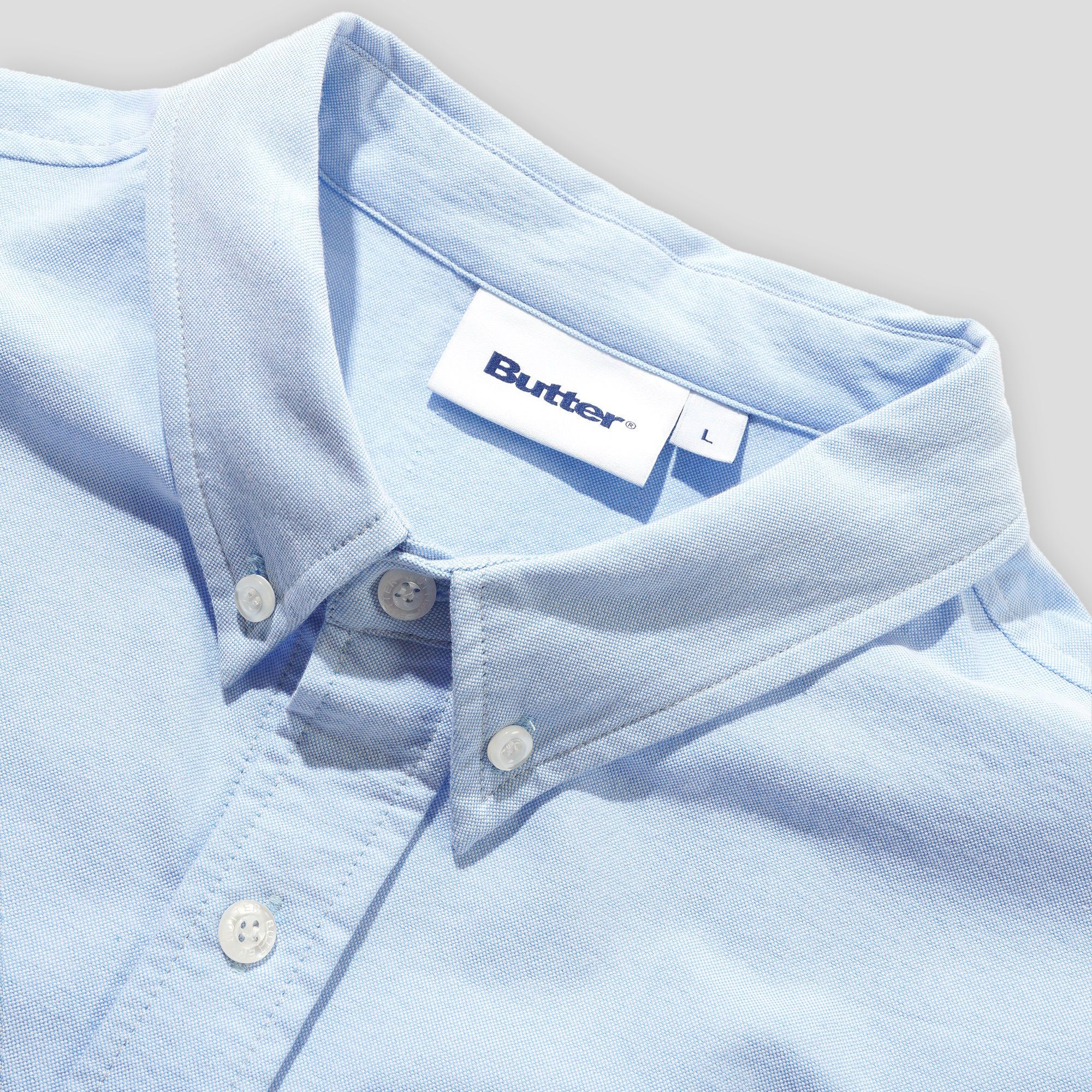 Butter Goods Spike Oxford Shirt - Blue