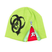 Carpet Company Biohazard Zip Beanie - Green
