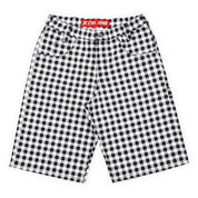 Carpet Company C-Star Plaid Shorts - White Plaid
