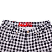 Carpet Company C-Star Plaid Shorts - White Plaid