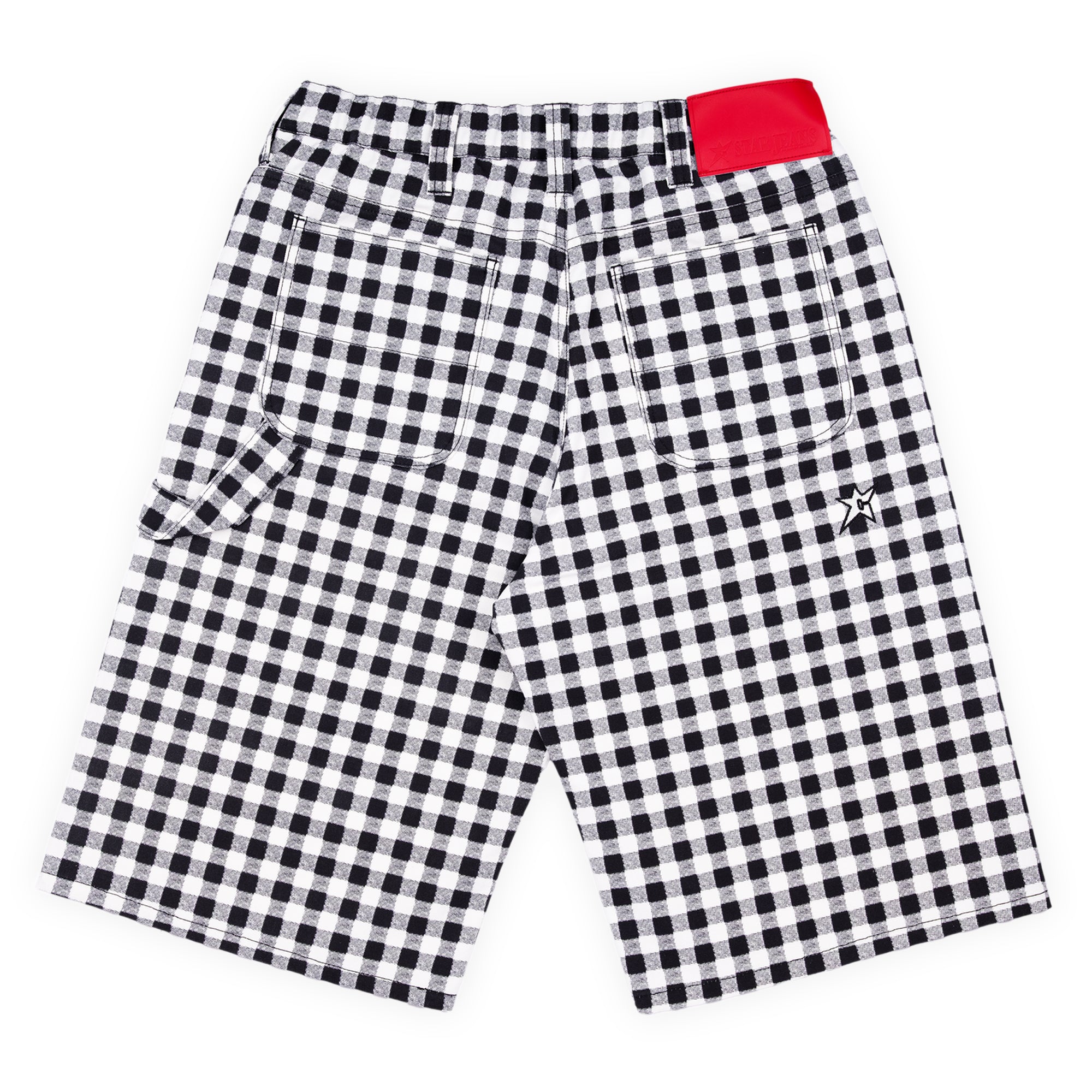Carpet Company C-Star Plaid Shorts - White Plaid