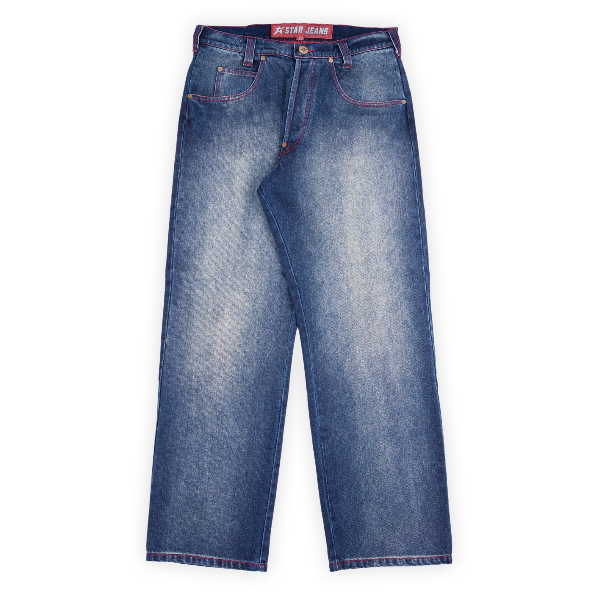 Carpet Company Aged C-Star Jeans - Blue