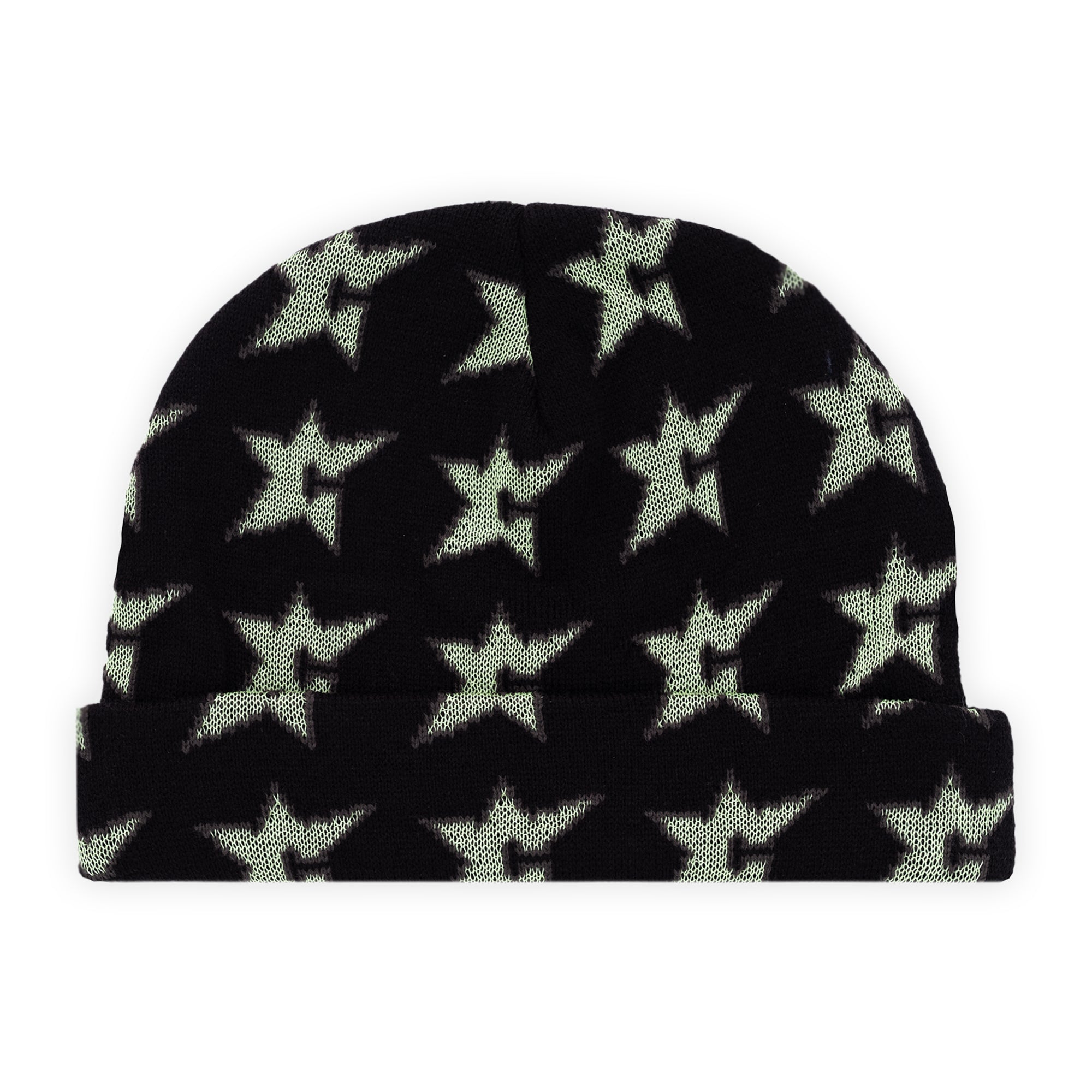 Carpet Company Glow In The Dark C-Star Beanie - Black