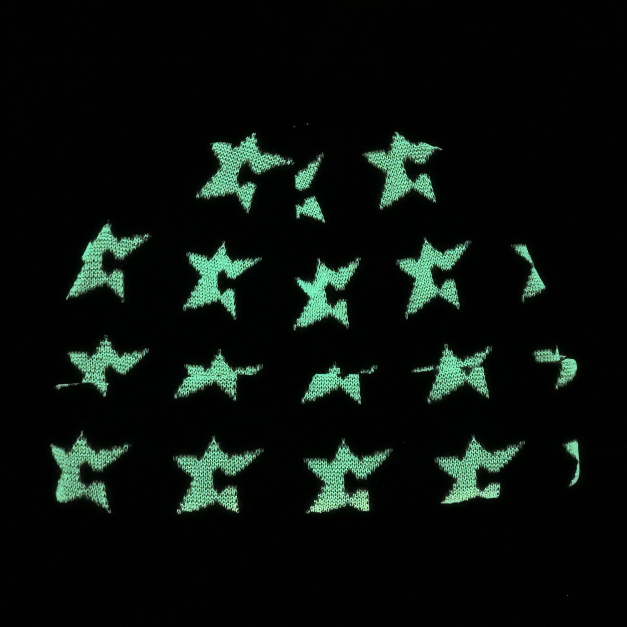 Carpet Company Glow In The Dark C-Star Beanie - Black