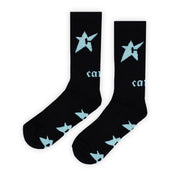 Carpet Company Glow In The Dark C-Star Sock - Black