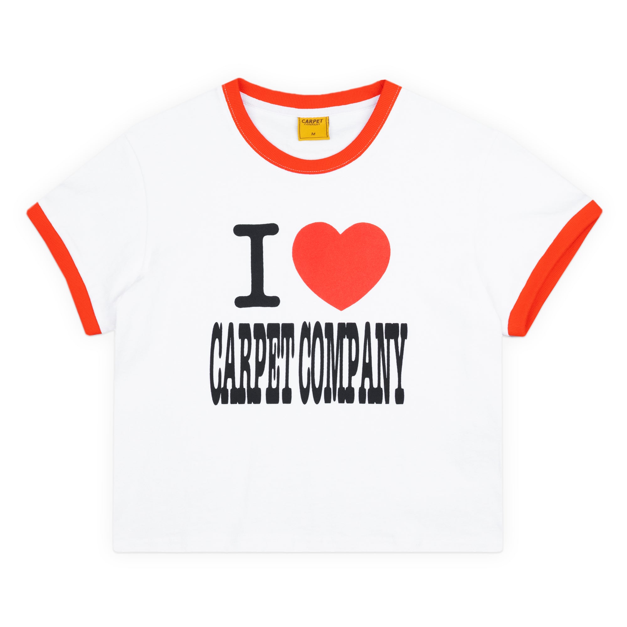 Carpet Company I Heart Carpet Girls Tee - White
