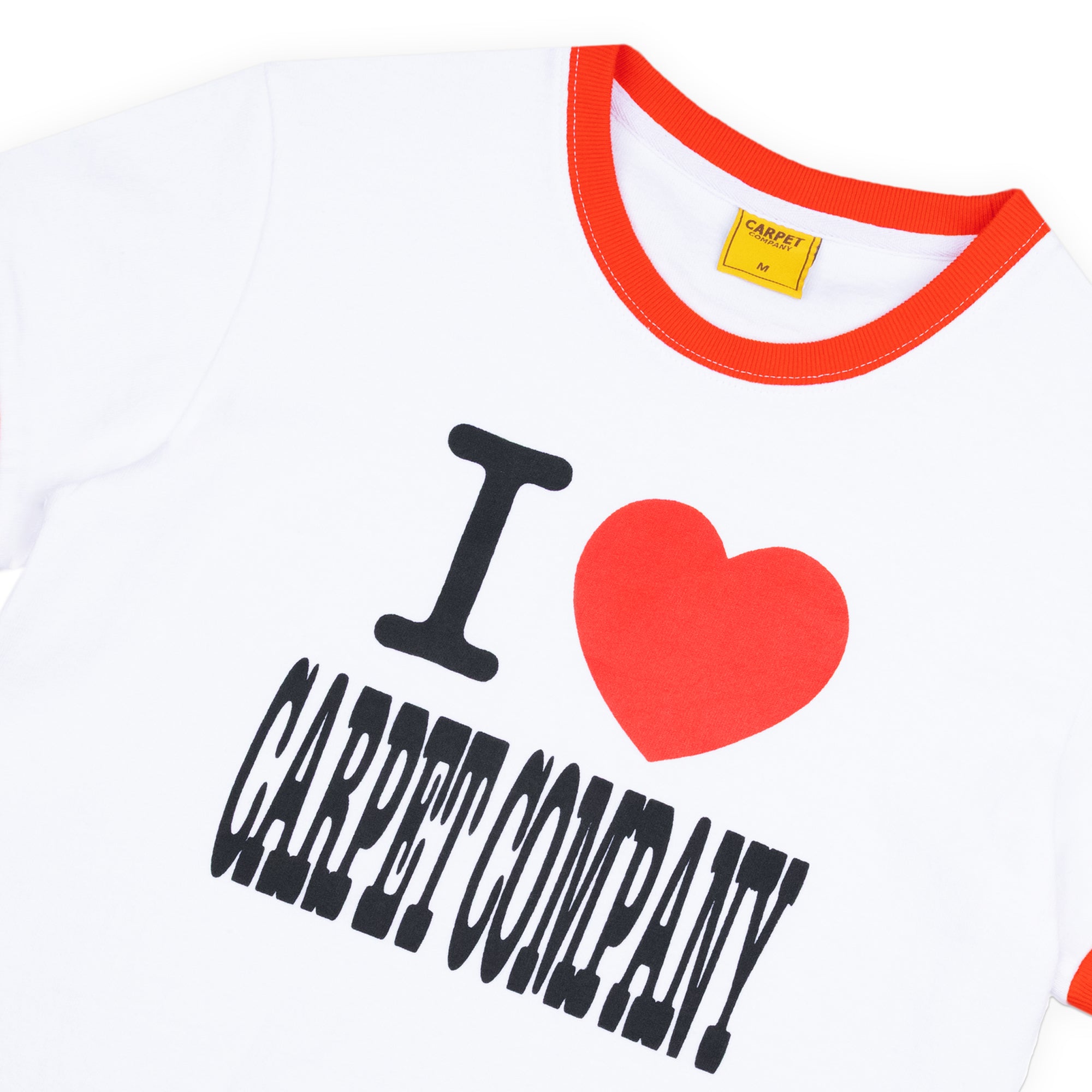 Carpet Company I Heart Carpet Girls Tee - White