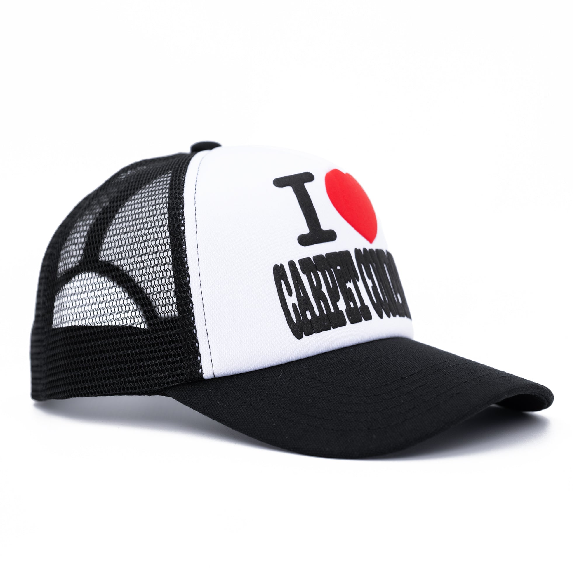 Carpet Company I Heart Carpet Trucker Hat - Black