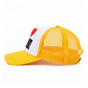 Carpet Company I Heart Carpet Trucker Hat - Yellow