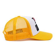 Carpet Company I Heart Carpet Trucker Hat - Yellow