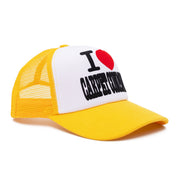 Carpet Company I Heart Carpet Trucker Hat - Yellow