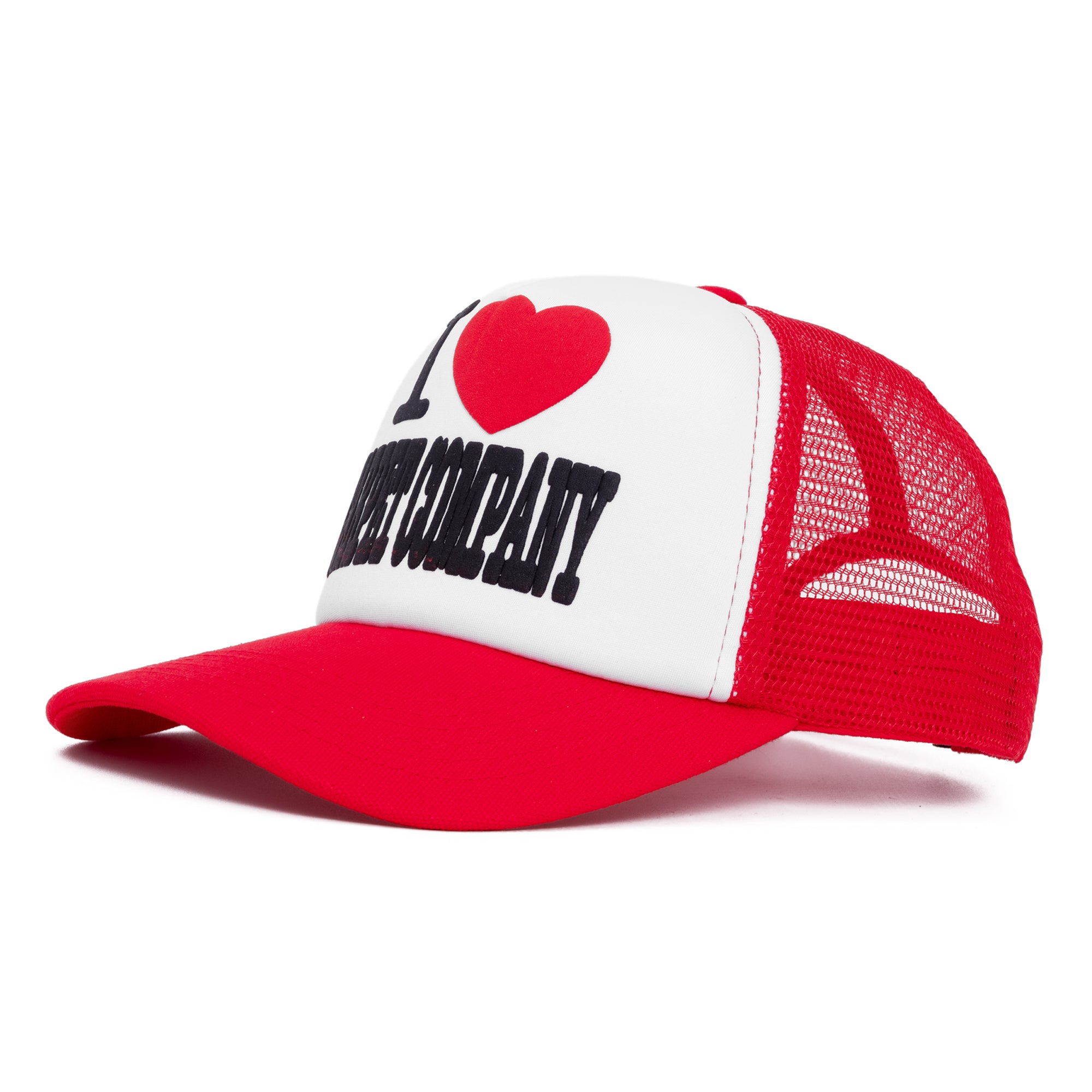 Carpet Company I Heart Carpet Trucker Hat - Red