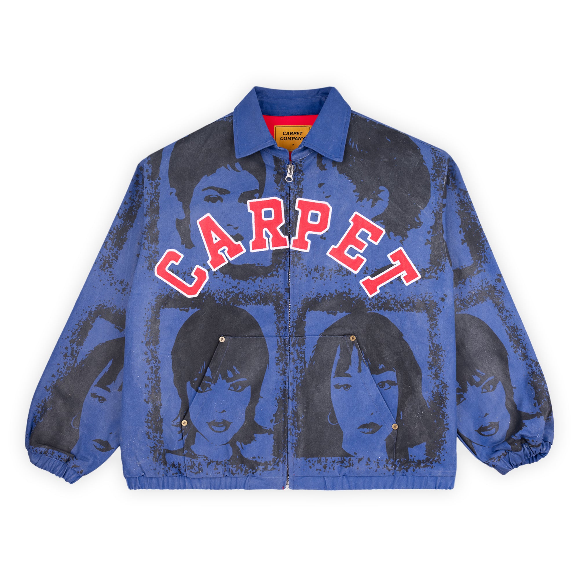 Carpet Company I-Ladies Waxed Work Jacket - Blue