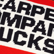 Carpet Company Needlepoint Pillow