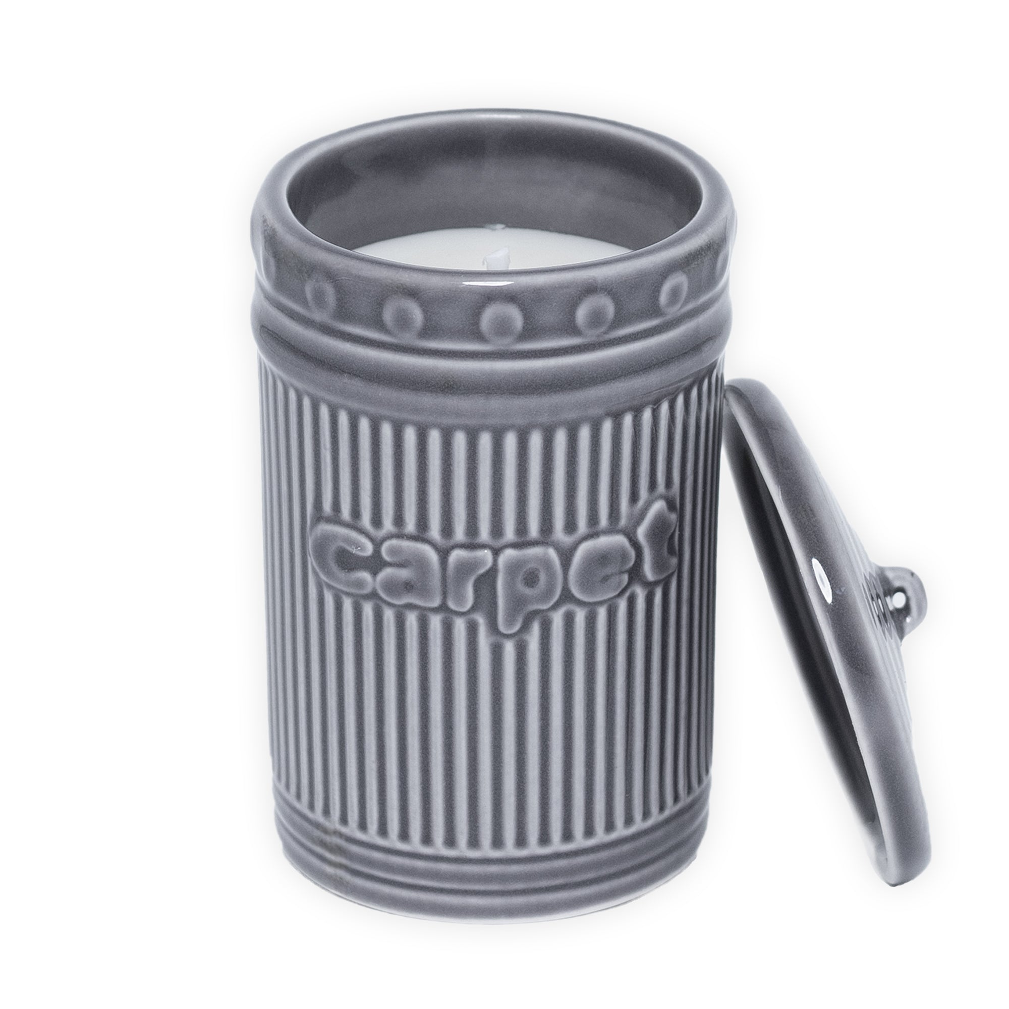 Carpet Company Trash Candle