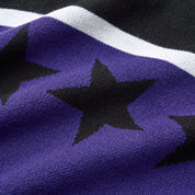 Come Sundown Burn Out Knit - Black / Blue