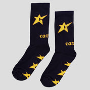 Carpet Company C Star Sock - Black