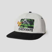 Come Sundown Checkmate Cap - White / Black