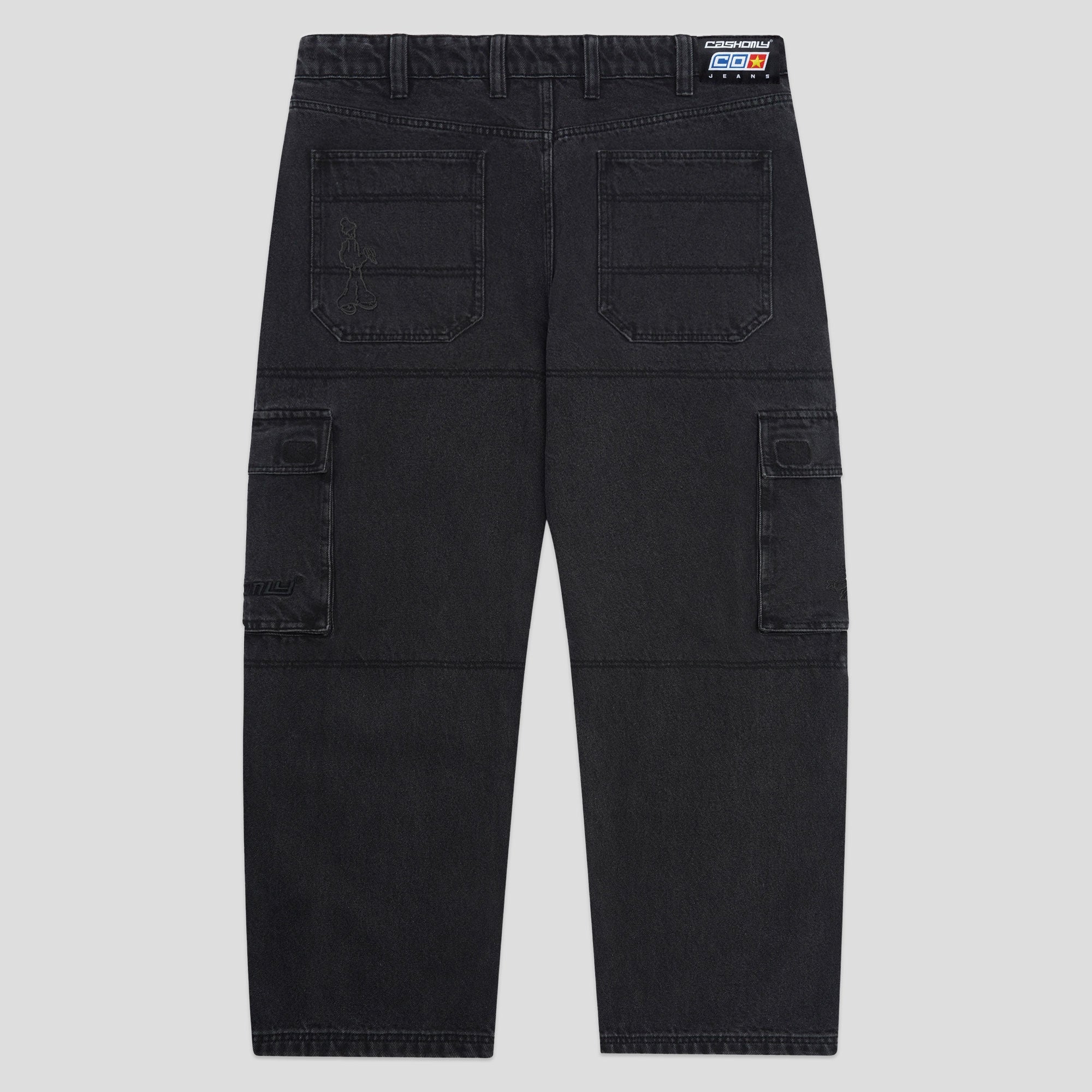 Cash Only Aleka Cargo Jeans - Black