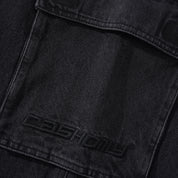 Cash Only Aleka Cargo Jeans - Black