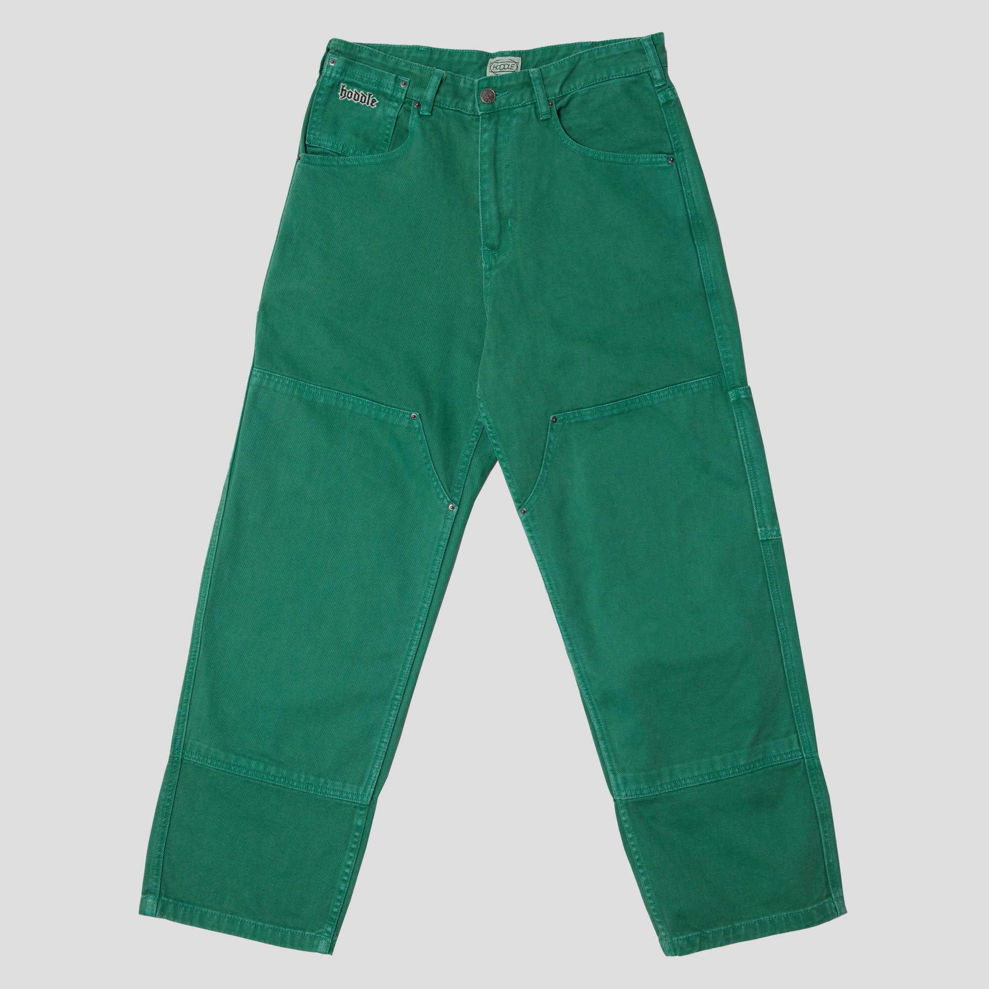 Hoddle Ranger Double Knee Carpenter Jean - Green Wash