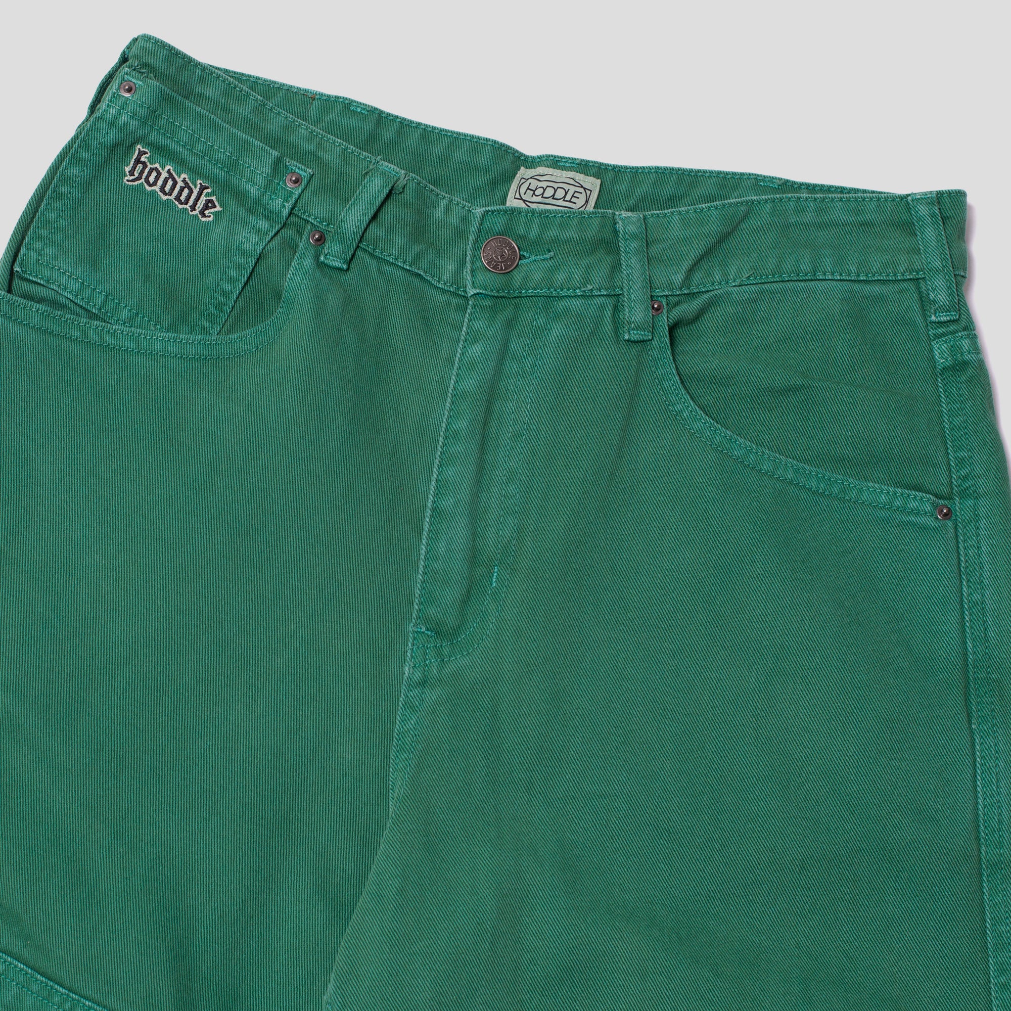 Hoddle Ranger Double Knee Carpenter Jean - Green Wash