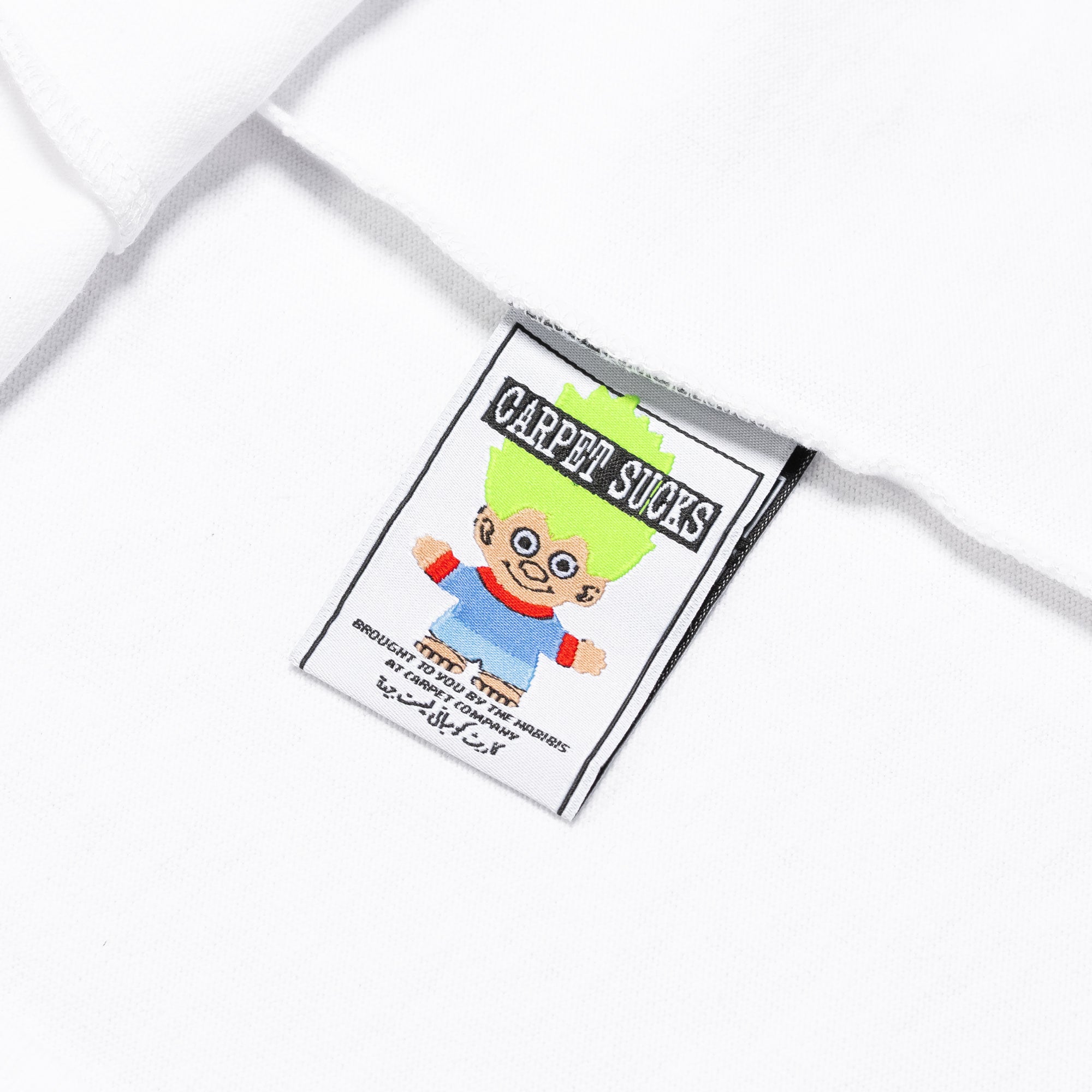 Carpet Company Low IQ Dog Tee - White