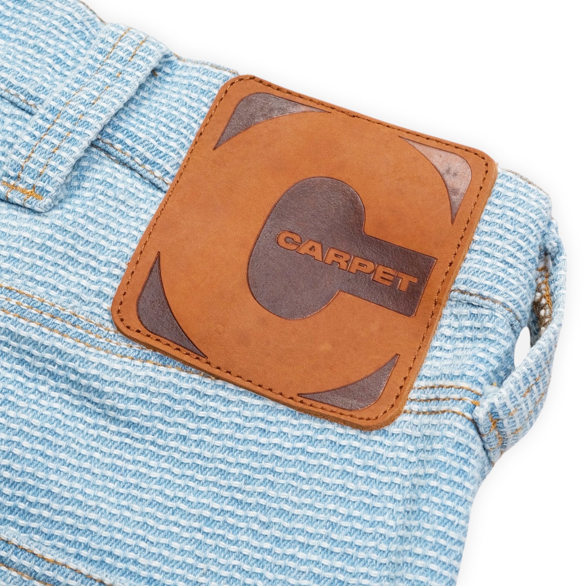 Carpet Company Interlock Stitch Denim Jeans - Blue