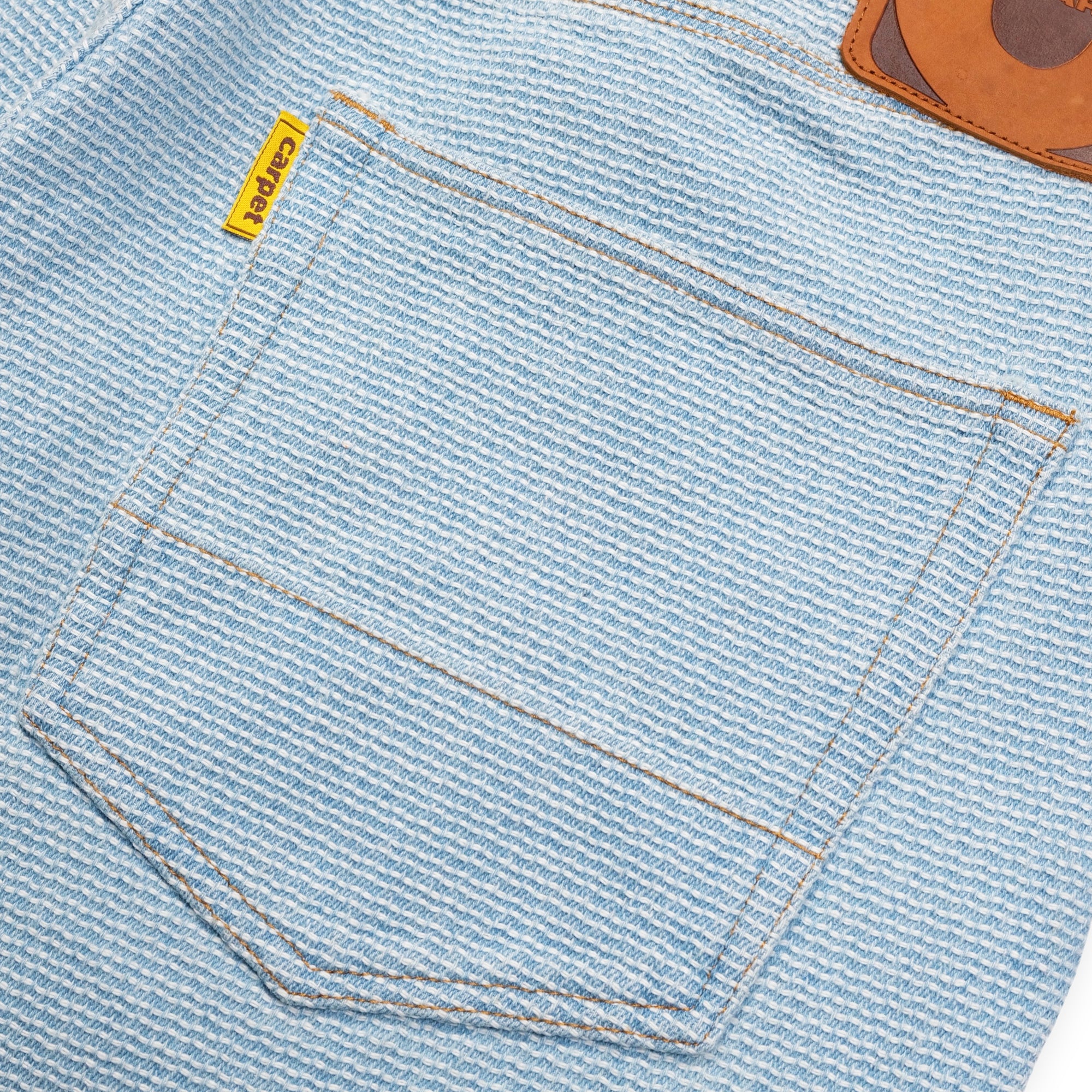 Carpet Company Interlock Stitch Denim Jeans - Blue