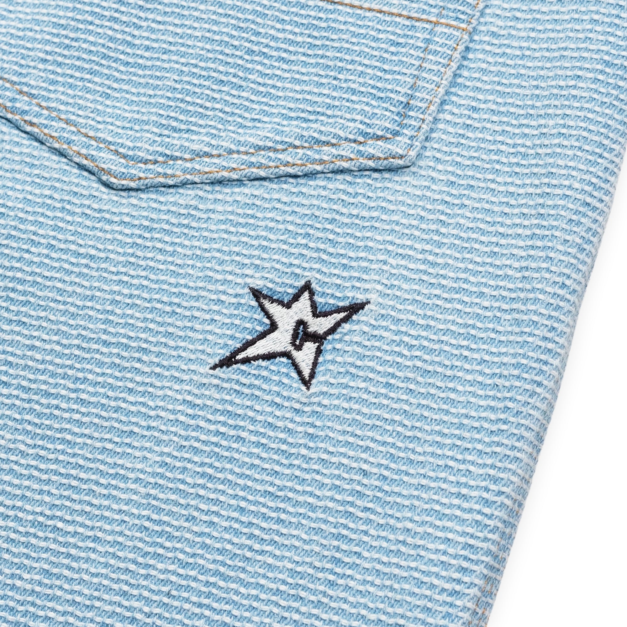 Carpet Company Interlock Stitch Denim Jeans - Blue