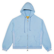 Carpet Company C-Star Double Zip Thermal Hoodie - Baby Blue