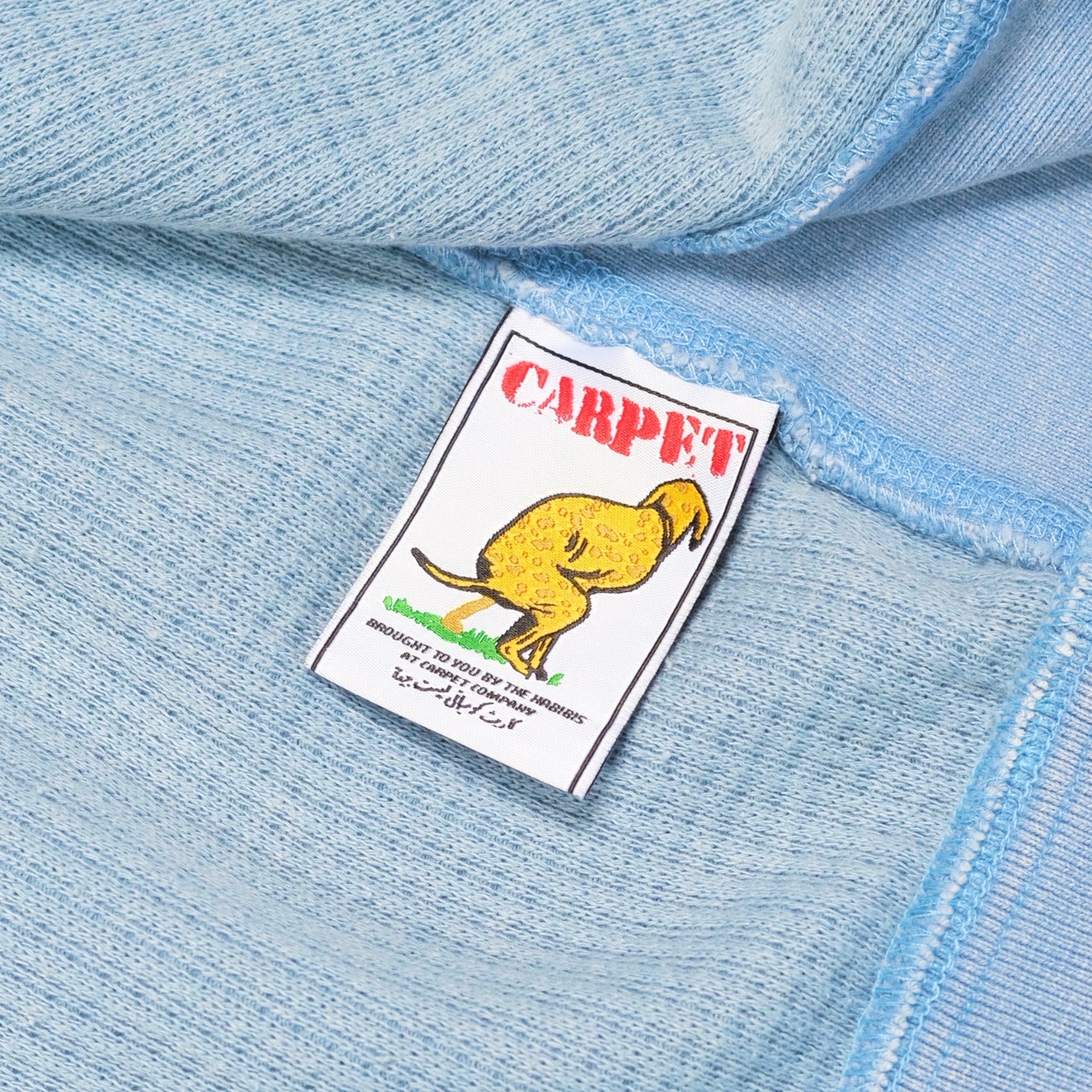 CARPET COMPANY サーマル　S Carpet Company C-Star Double Zip Thermal Hoodie - Baby Blue – Pass