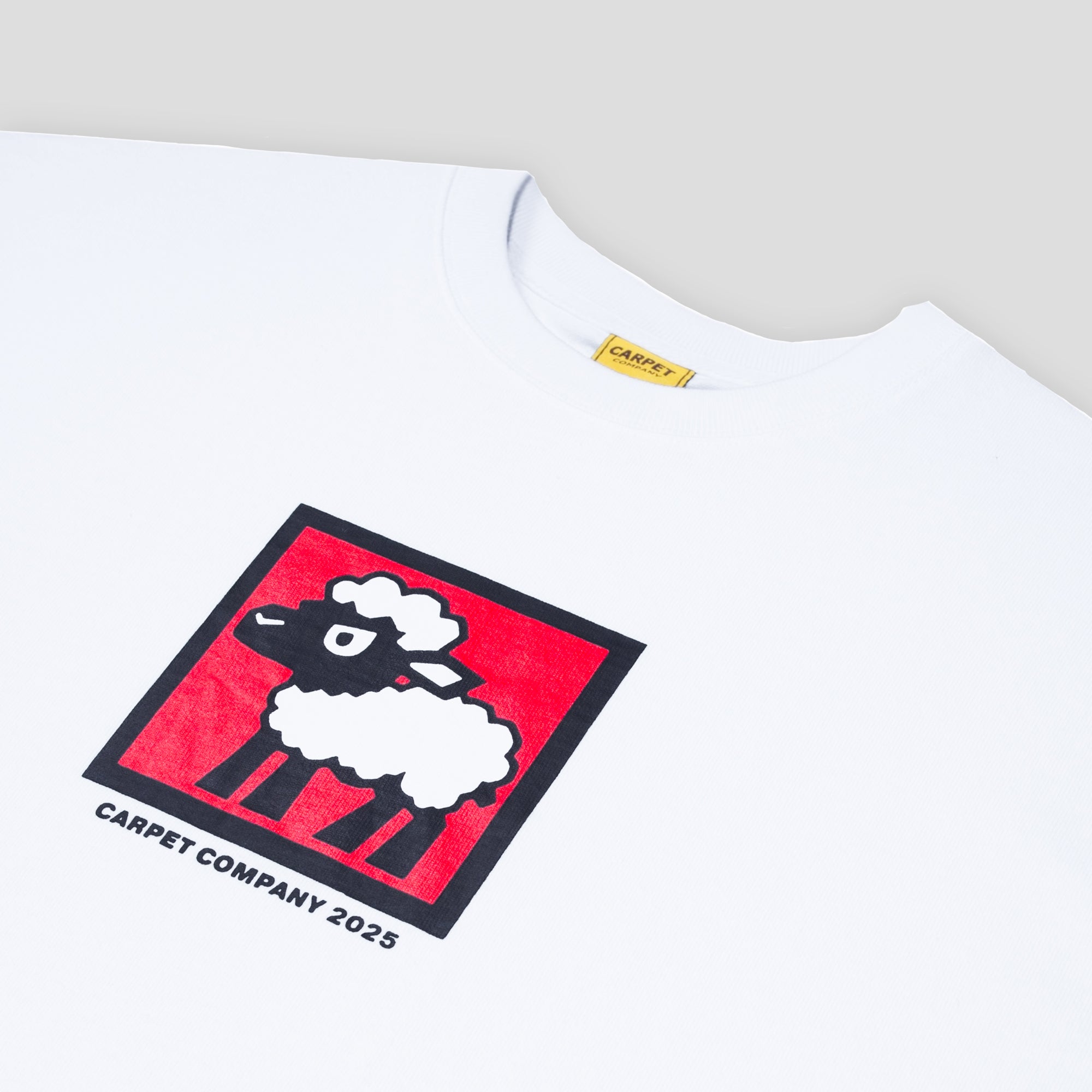 Carpet Company Sheep Tee - White – Pass~Port Carpet Company Sheep Tee - White – Pass~Port