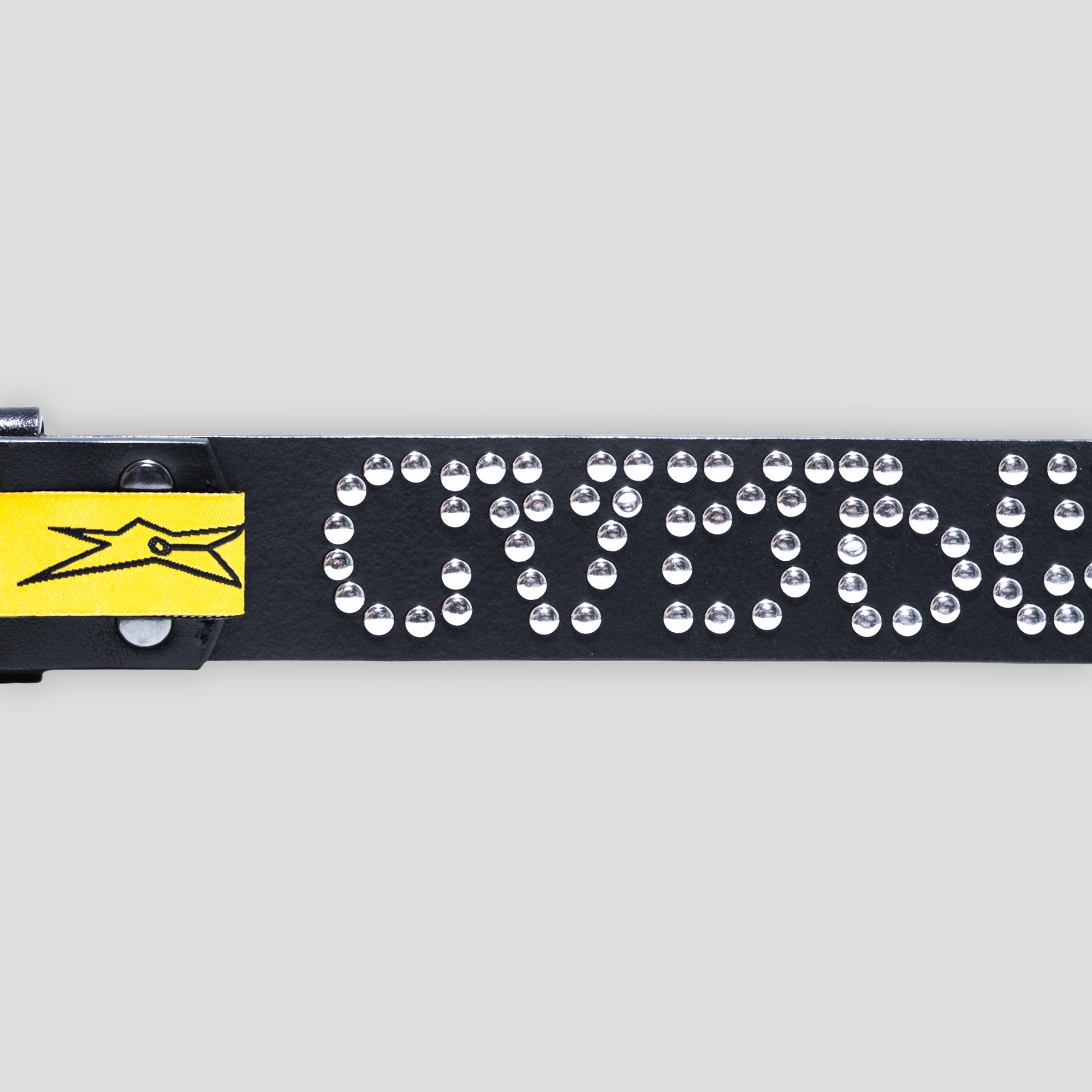 Carpet Company Riveted Leather Belt - Black