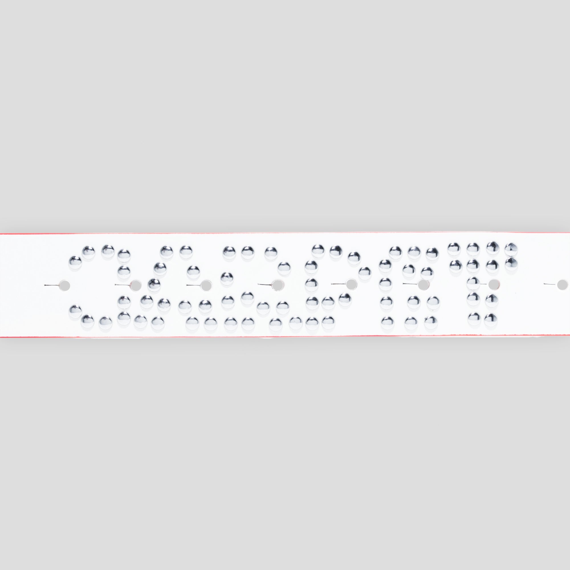 Carpet Company Riveted Leather Belt - White