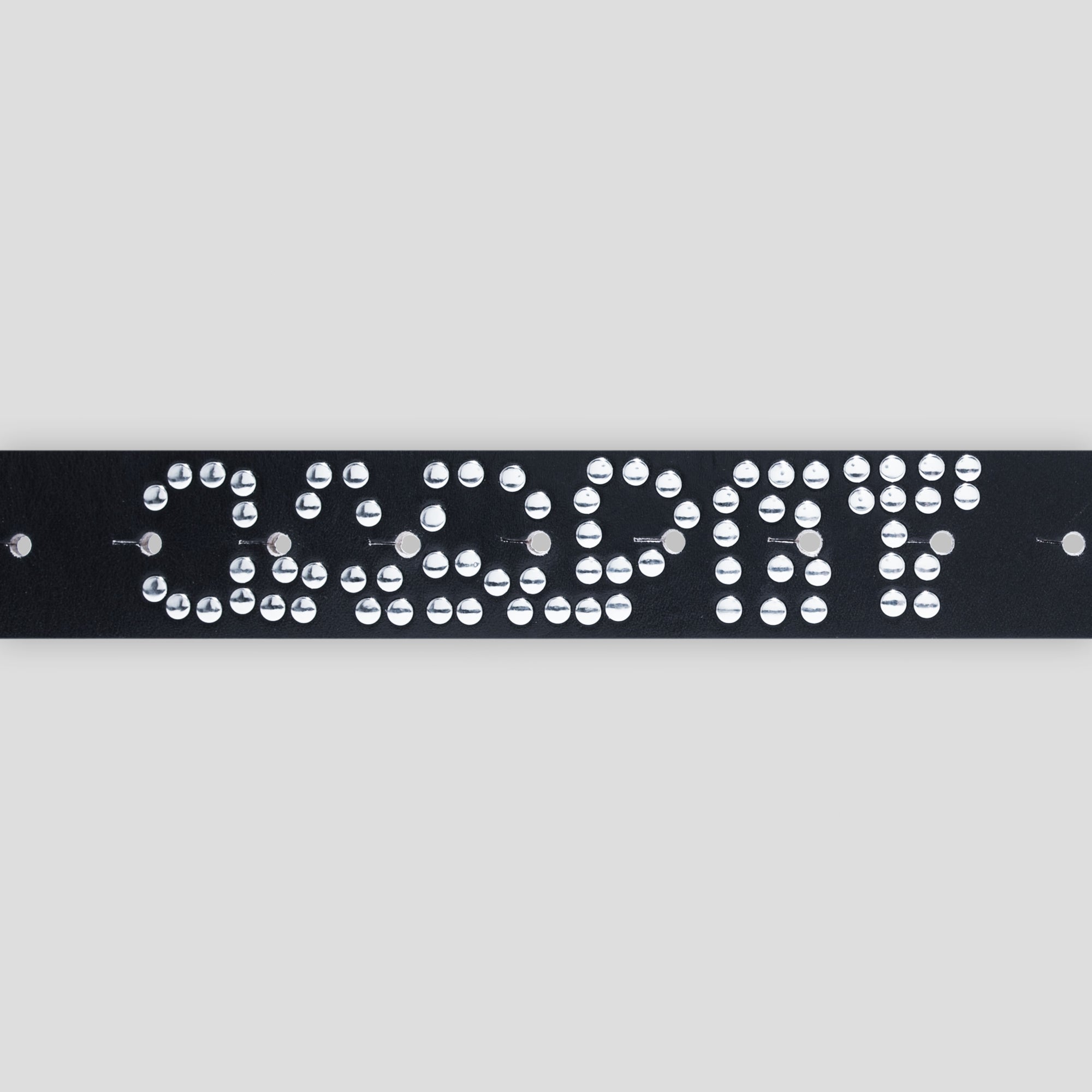 Carpet Company Riveted Leather Belt - Black