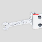 Carpet Company Riveted Leather Belt - White