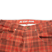 Carpet Company C-Star Plaid Jeans - Brown