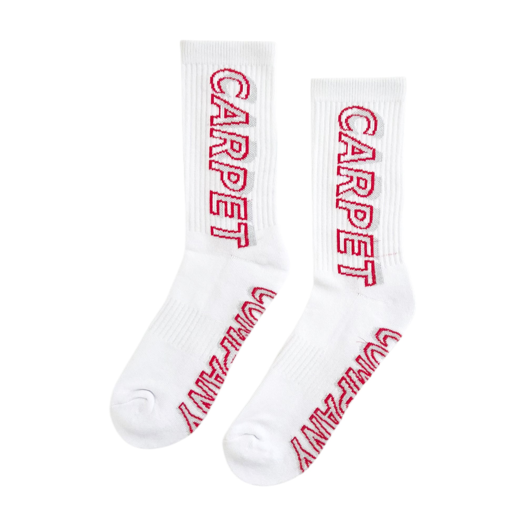 Carpet Company Misprint Sock - White