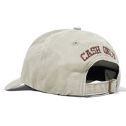 Cash Only Campus 6 Panel Cap - Washed Grey