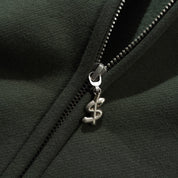 Cash Only Campus Zip-Thru Hood - Fatigue