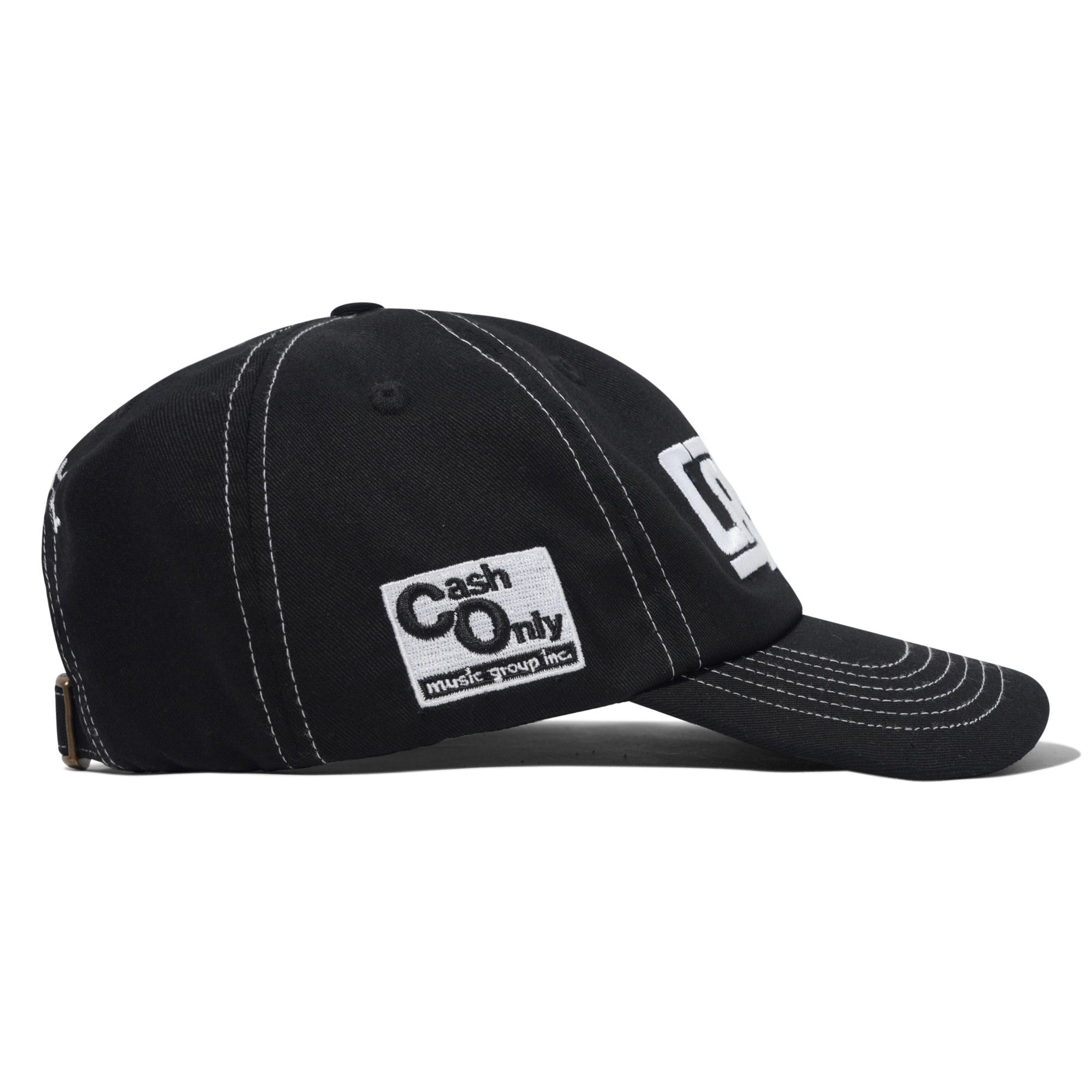 Cash Only Promotional 6 Panel Cap - Black