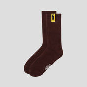 Lo-Fi Easy Marl Socks - Chestnut