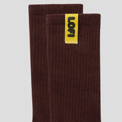 Lo-Fi Easy Marl Socks - Chestnut