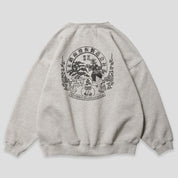 Evisen Emblem Crew Sweat - Heather Grey