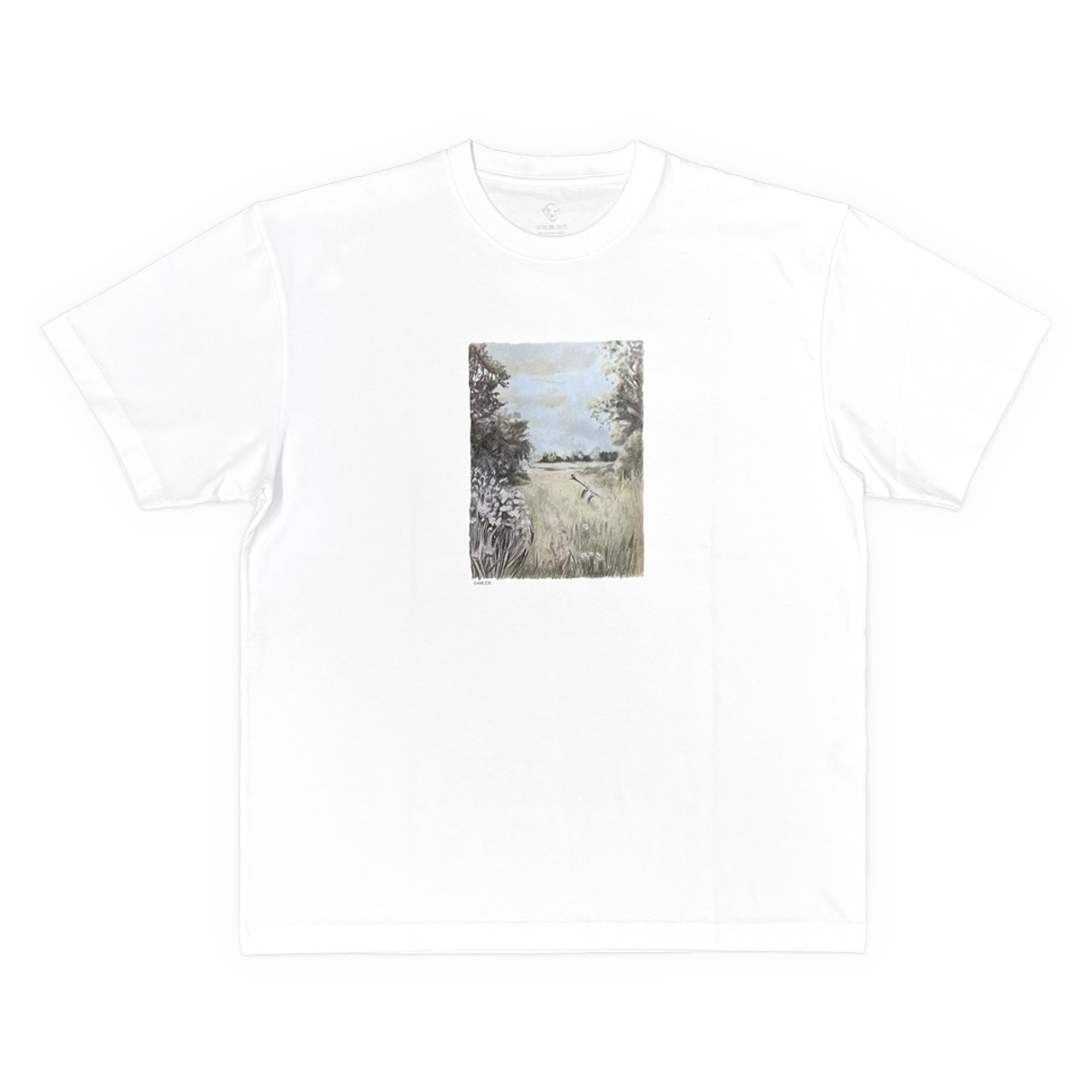 Dancer Flute Tee - White
