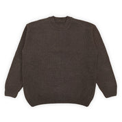 Dancer Inside Out Head Knit Sweater - Brown